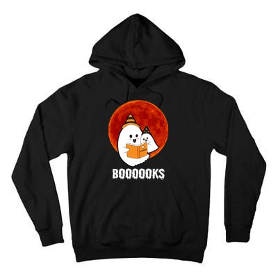 Boooooks Funny Cute Halloween Book Tall Hoodie