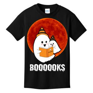 Boooooks Funny Cute Halloween Book Kids T-Shirt