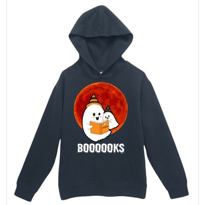 Boooooks Funny Cute Halloween Book Urban Pullover Hoodie