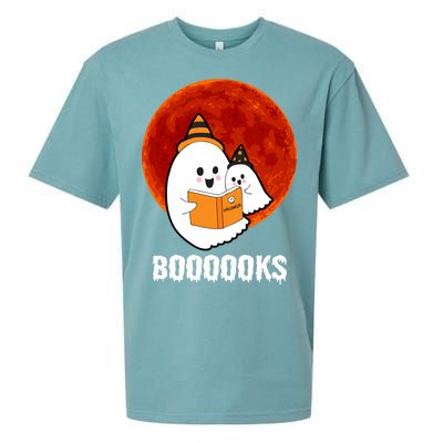 Boooooks Funny Cute Halloween Book Sueded Cloud Jersey T-Shirt