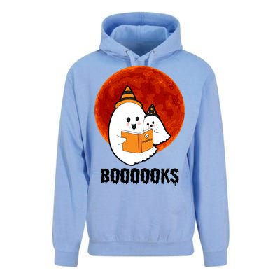 Boooooks Funny Cute Halloween Book Unisex Surf Hoodie