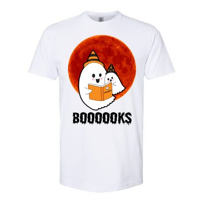 Boooooks Funny Cute Halloween Book Softstyle CVC T-Shirt