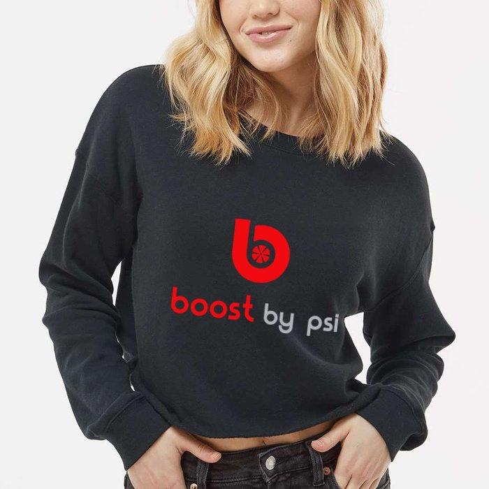 Boost By PSI Cropped Pullover Crew