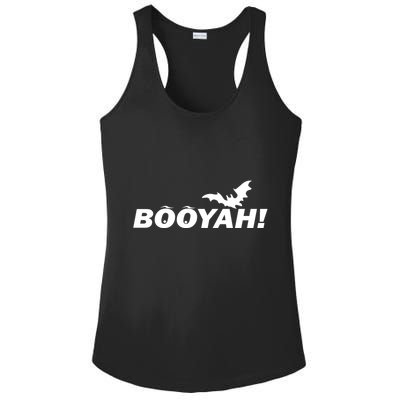BOOYAH! Bat Halloween Ladies PosiCharge Competitor Racerback Tank