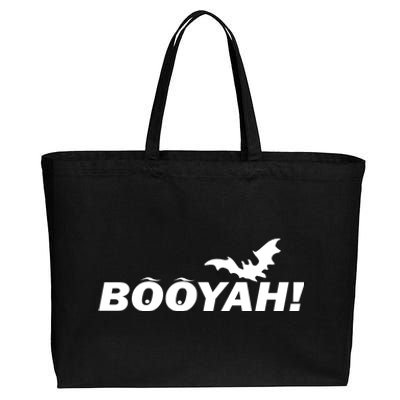 BOOYAH! Bat Halloween Cotton Canvas Jumbo Tote