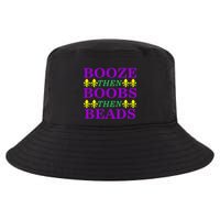 Booze then Boobs then Beads Mardi Gras New Orleans Cool Comfort Performance Bucket Hat
