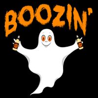 Boozin' Ghost With Beer T-Shirt