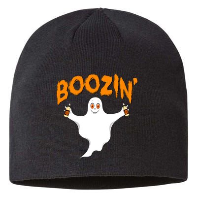 Boozin' Ghost With Beer Sustainable Beanie