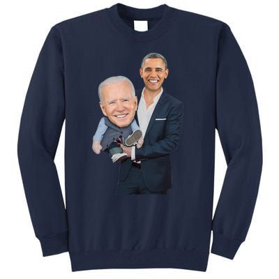 Biden Obama Puppet Joe Funny Political Tall Sweatshirt