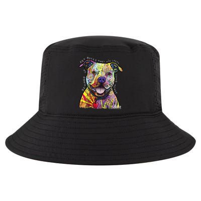 Beware Of Pit Bulls Dean Russo Pitbull Original Dog Lover Cool Comfort Performance Bucket Hat