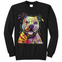 Beware Of Pit Bulls Dean Russo Pitbull Original Dog Lover Sweatshirt