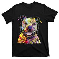 Beware Of Pit Bulls Dean Russo Pitbull Original Dog Lover T-Shirt