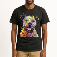 Beware Of Pit Bulls Dean Russo Pitbull Original Dog Lover Tall T-Shirt