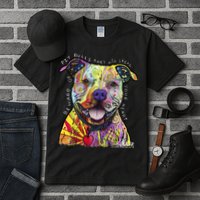 Beware Of Pit Bulls Dean Russo Pitbull Original Dog Lover Tall T-Shirt
