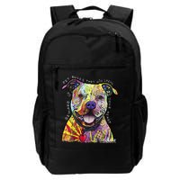 Beware Of Pit Bulls Dean Russo Pitbull Original Dog Lover Backpack