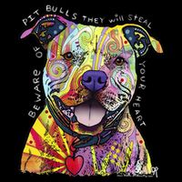 Beware Of Pit Bulls Dean Russo Pitbull Original Dog Lover Bucket Hat