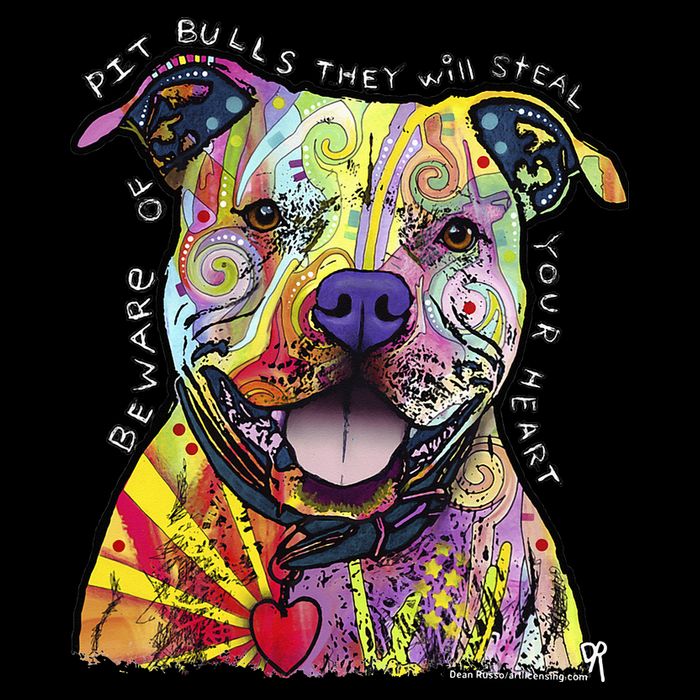 Beware Of Pit Bulls Dean Russo Pitbull Original Dog Lover Bucket Hat