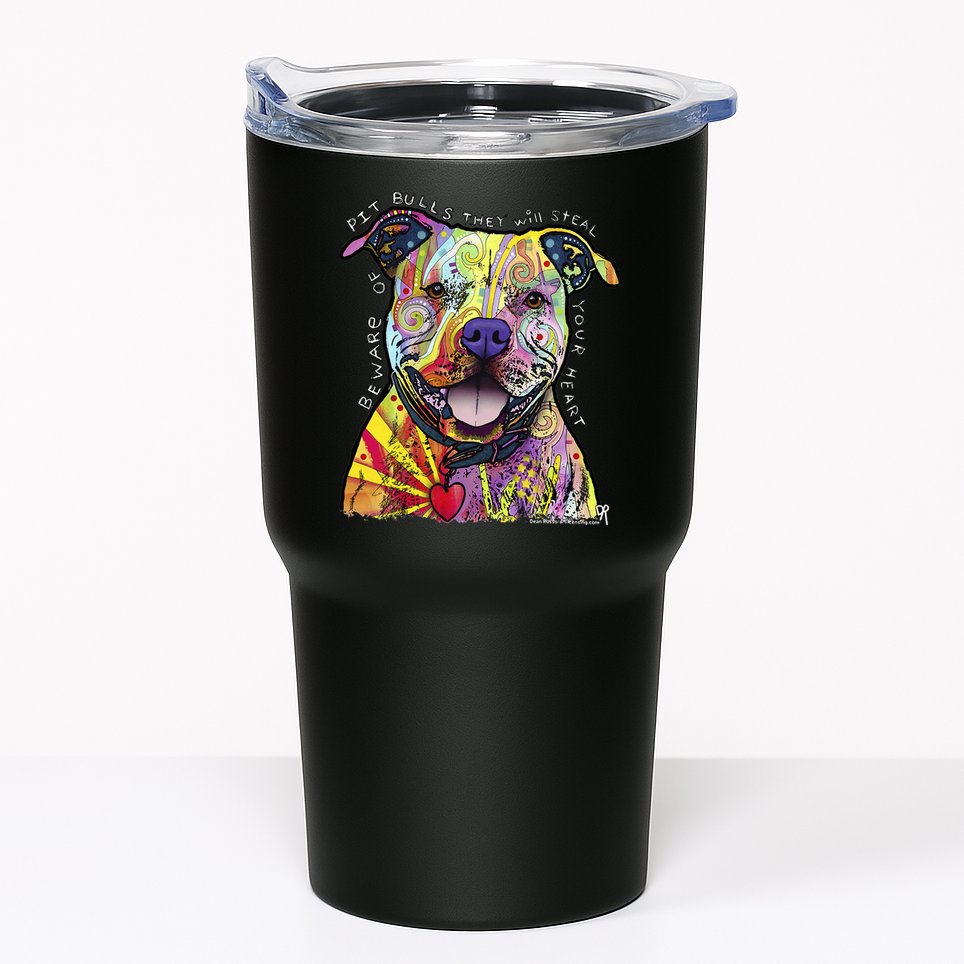 Beware Of Pit Bulls Dean Russo Pitbull Original Dog Lover Tumbler
