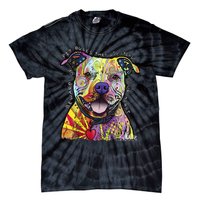 Beware Of Pit Bulls Dean Russo Pitbull Original Dog Lover Tie-Dye T-Shirt