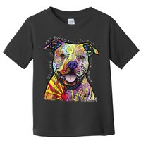 Beware Of Pit Bulls Dean Russo Pitbull Original Dog Lover Toddler T-Shirt