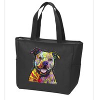 Beware Of Pit Bulls Dean Russo Pitbull Original Dog Lover Zip Tote Bag