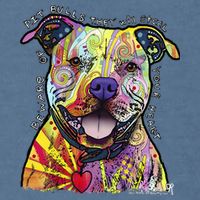 Beware Of Pit Bulls Dean Russo Pitbull Original Dog Lover Garment-Dyed Sweatshirt