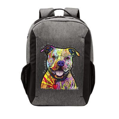 Beware Of Pit Bulls Dean Russo Pitbull Original Dog Lover Vector Backpack