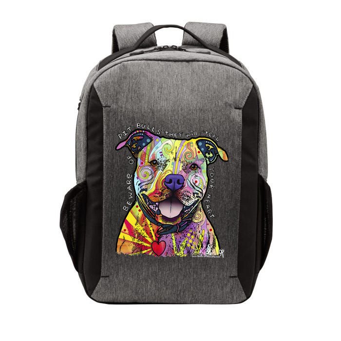 Beware Of Pit Bulls Dean Russo Pitbull Original Dog Lover Vector Backpack