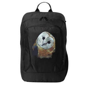 Barn Owl Painting Owl Art City Backpack