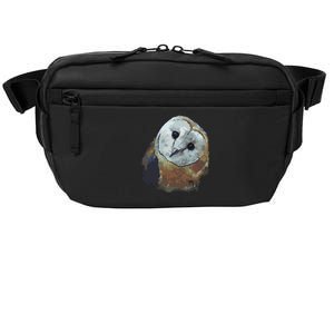 Barn Owl Painting Owl Art Crossbody Pack