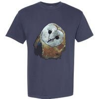 Barn Owl Painting Owl Art Garment-Dyed Heavyweight T-Shirt