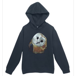 Barn Owl Painting Owl Art Urban Pullover Hoodie