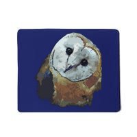 Barn Owl Painting Owl Art Mousepad