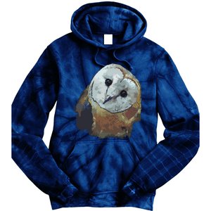 Barn Owl Painting Owl Art Tie Dye Hoodie