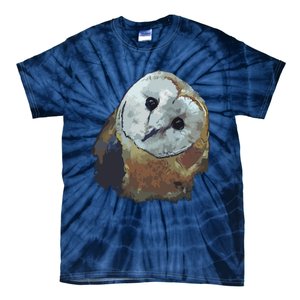 Barn Owl Painting Owl Art Tie-Dye T-Shirt