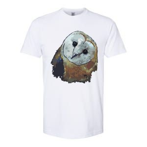 Barn Owl Painting Owl Art Softstyle CVC T-Shirt