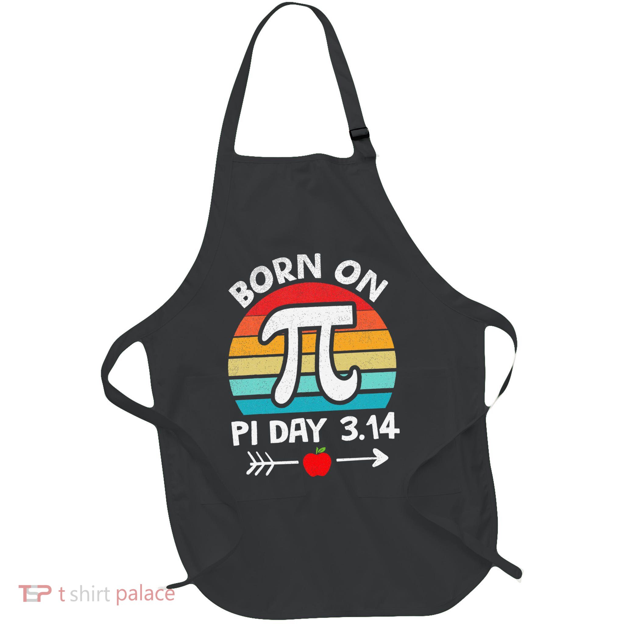 Born on Pi Day 3 Full-Length Apron With Pockets