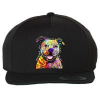 Beware of Pit Bulls They Will Steal Your Heart Funny Dogs Wool Snapback Cap