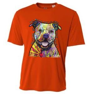 Beware Of Pit Bulls Dean Russo Pitbull Original Dog Lover Meaningful Gift Cooling Performance Crew T-Shirt