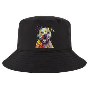 Beware Of Pit Bulls Dean Russo Pitbull Original Dog Lover Meaningful Gift Cool Comfort Performance Bucket Hat