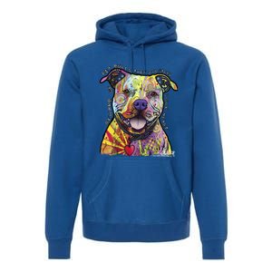 Beware Of Pit Bulls Dean Russo Pitbull Original Dog Lover Meaningful Gift Premium Hoodie