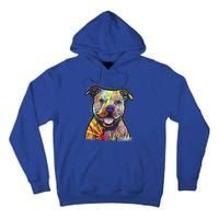 Beware Of Pit Bulls Dean Russo Pitbull Original Dog Lover Meaningful Gift Tall Hoodie