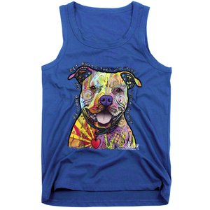 Beware Of Pit Bulls Dean Russo Pitbull Original Dog Lover Meaningful Gift Tank Top