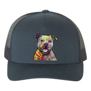 Beware Of Pit Bulls Dean Russo Pitbull Original Dog Lover Meaningful Gift Yupoong Adult 5-Panel Trucker Hat