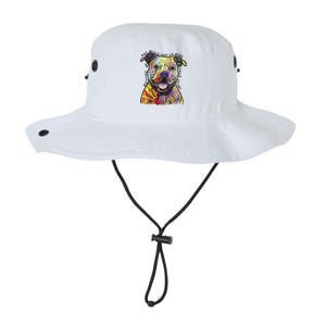 Beware Of Pit Bulls Dean Russo Pitbull Original Dog Lover Meaningful Gift Legacy Cool Fit Booney Bucket Hat