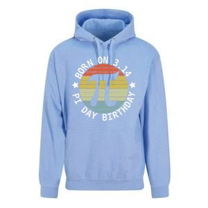 Born On Pi Day Birthday Happy 14 March Pi Day Teacher Funny Gift Unisex Surf Hoodie