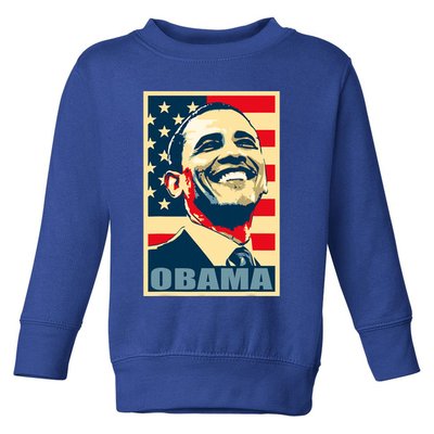 Barack Obama President 44 American Flag Happy Democrat Toddler Sweatshirt