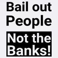 Bail Out People Not The Banks Bank Crisis Cool Comfort Performance Bucket Hat