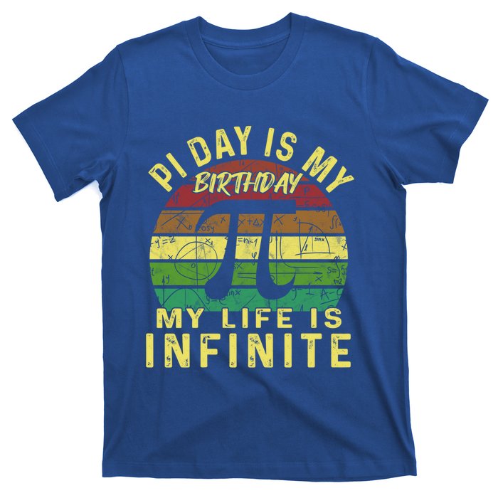 Born On Pi Day 14 March Birthday Saying Happy Pi Day Gift T-Shirt