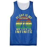 Born On Pi Day 14 March Birthday Saying Happy Pi Day Gift Mesh Reversible Basketball Jersey Tank